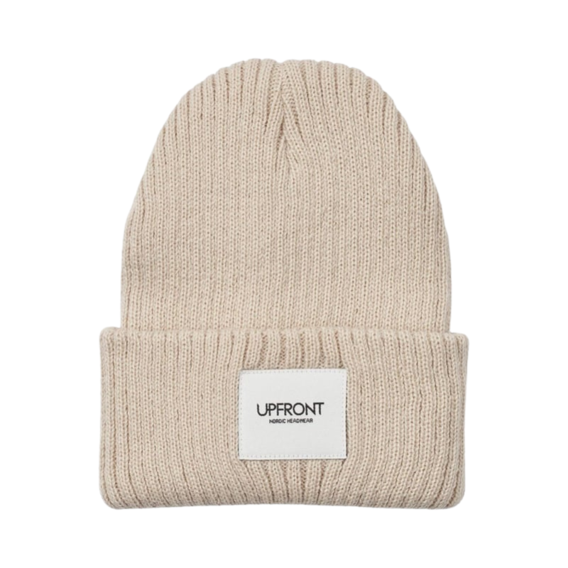 HAZE Fisherman Winter Beanie Off White - Upfront