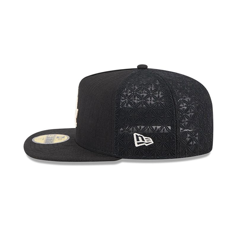 Los Angeles Dodgers MLB Black 59FIFTY A-Frame Fitted Cap - New Era