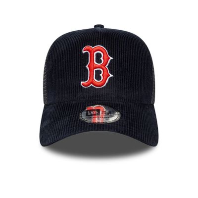 Boston Red Sox MLB Cord Navy 9FORTY A-Frame Trucker - New Era