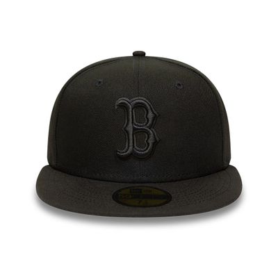New Era 59FIFTY Boston Red Sox MLB Black on Black
