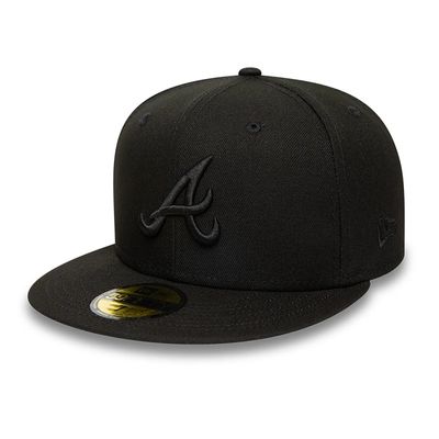 New Era 59FIFTY Atlanta Braves Black
