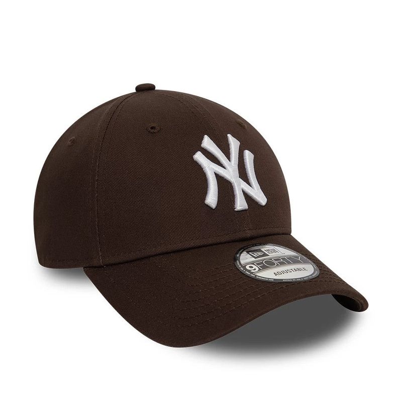 New Era 9FORTY New York Yankees Essential Dark Brown, bild 4