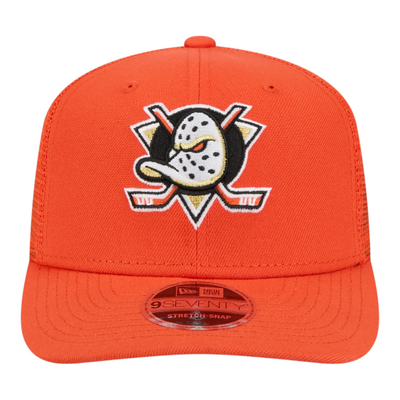 New Era 9SEVENTY Anaheim Ducks Trucker Orange
