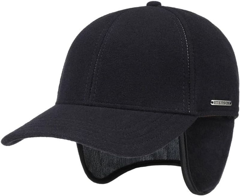 Stetson Wool Cashmere Ear Flaps Navy