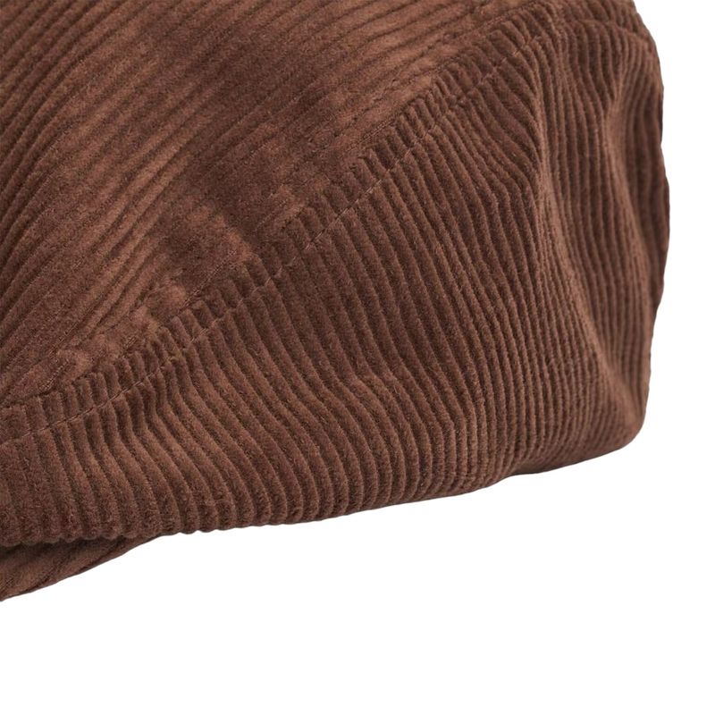 WILD Corduroy Sixpence Dark Brown Cap  - Upfront