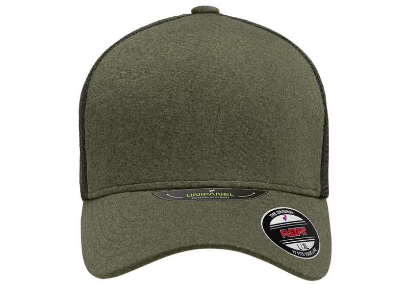 Flexfit Unipanel Trucker Mesh Olive Black