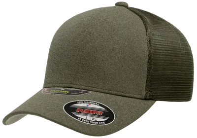 Flexfit Unipanel Trucker Mesh Olive Black