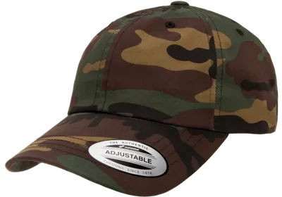 Yupoong Low Profile Cotton Twill Green Camo