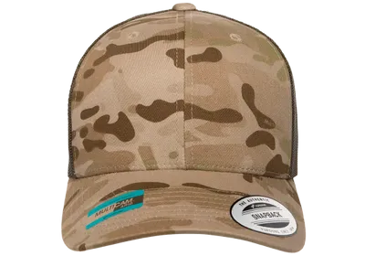 Yupoong Retro Trucker Multicam Brown