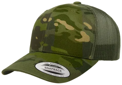Yupoong Retro Trucker Multicam Green