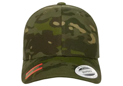 Yupoong Retro Trucker Multicam Green