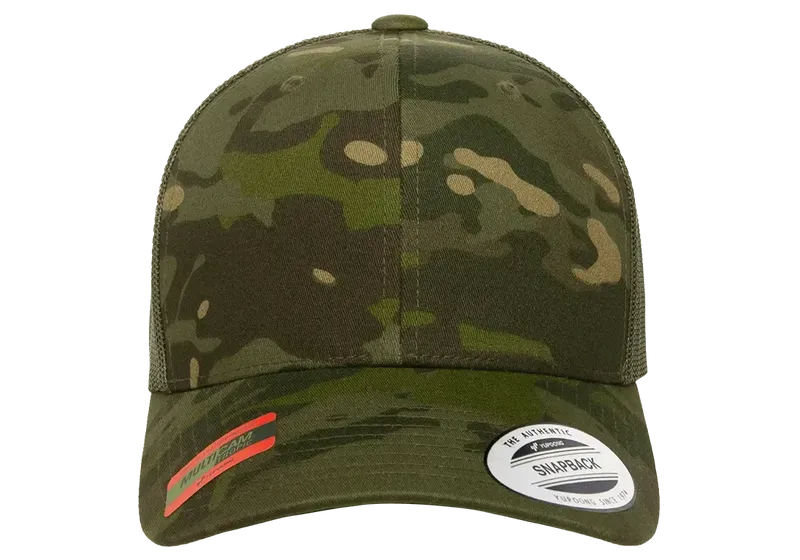 Yupoong Retro Trucker Multicam Green