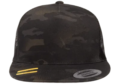 YP Classics Multicam Trucker Mesh Cap Black