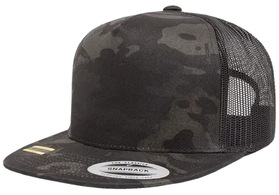 YP Classics Multicam Trucker Mesh Cap Black