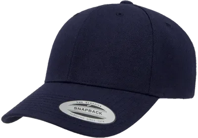 Yupoong Curved Visor Snapback Navy