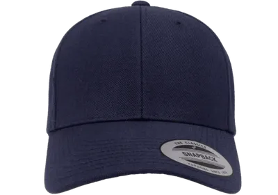 Yupoong Curved Visor Snapback Navy