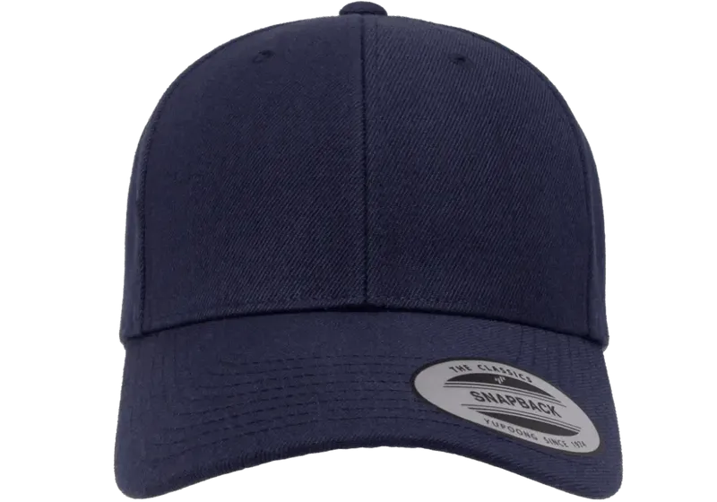 Yupoong Curved Visor Snapback Navy