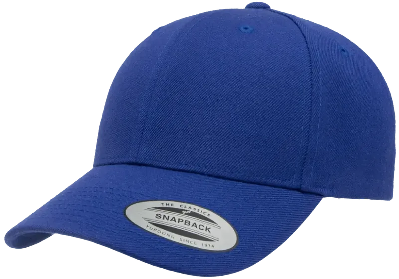 Yupoong Curved Visor Snapback Royal