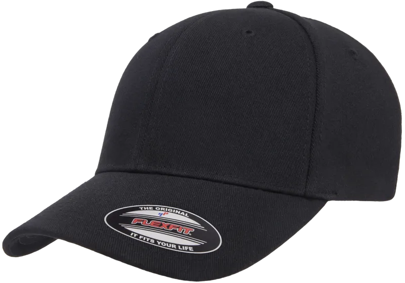 Flexfit Wooly Combed Black Black
