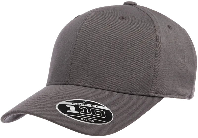Flexfit 110 Curved Visor Snapback Dark Grey