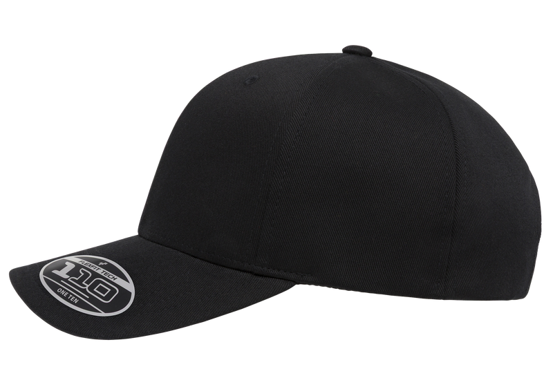 Flexfit 110 Curved Visor Snapback Black