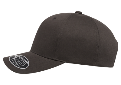 Flexfit 110 Curved Visor Snapback Dark Grey