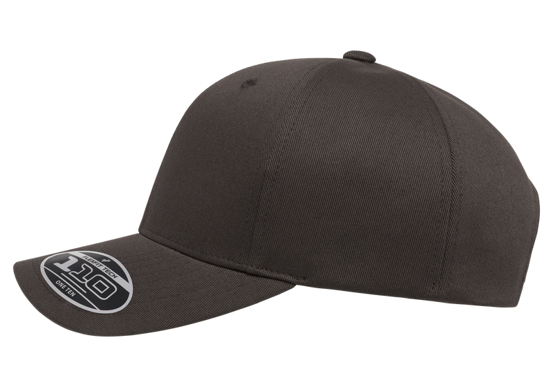 Flexfit 110 Curved Visor Snapback Dark Grey