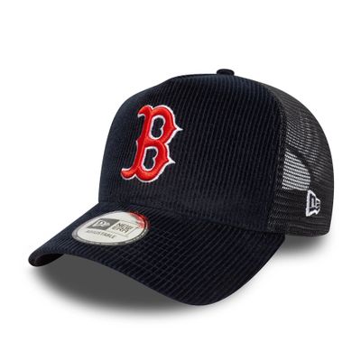 Boston Red Sox MLB Cord Navy 9FORTY A-Frame Trucker - New Era