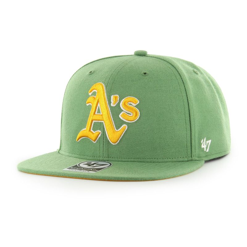 MLB Oakland Athletics Captain '47 MVP Side Patch Fatigue Green - '47 Brand
