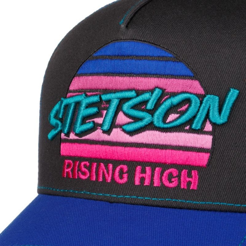 Stetson Rising High Trucker Black Blue