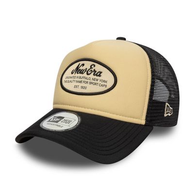 Oval Patch Black 9FORTY E-Frame Trucker Cap - New Era