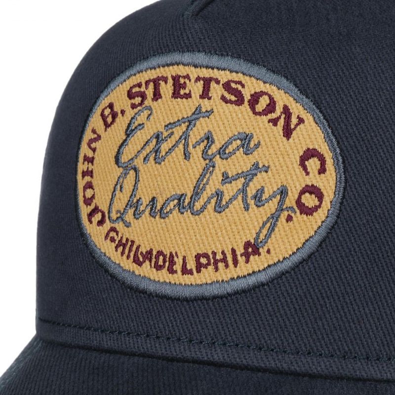 Trucker Cap Vintage Brushed Twill Navy - Stetson