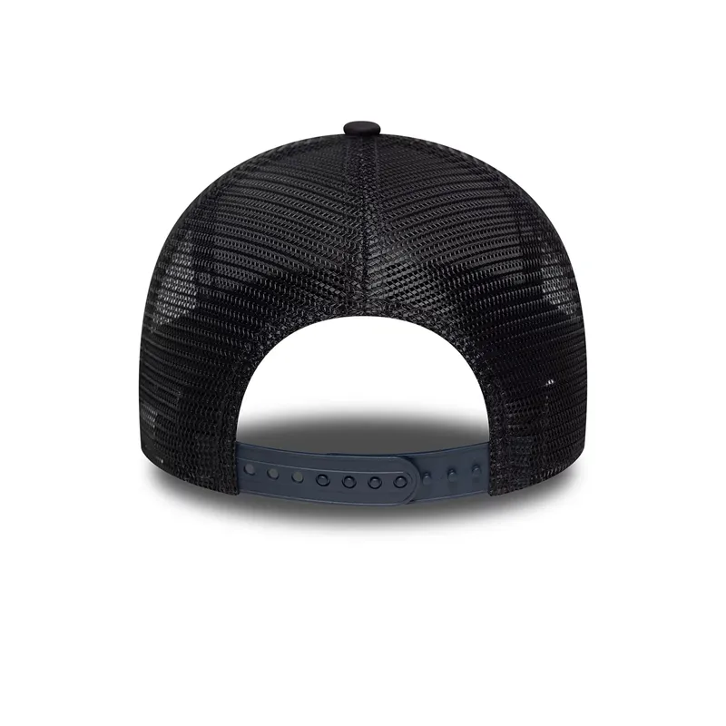 New Era Patch Navy 9FORTY A-Frame Trucker Cap