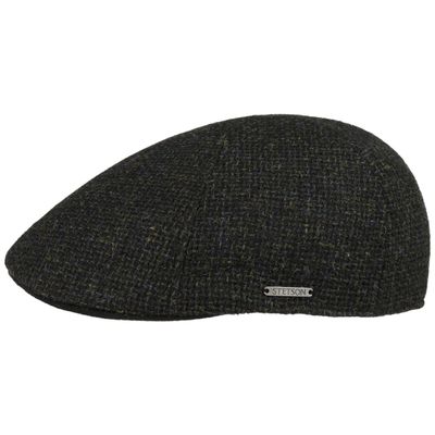 Stetson Texas Classic Wool Flat Cap Dark Forest