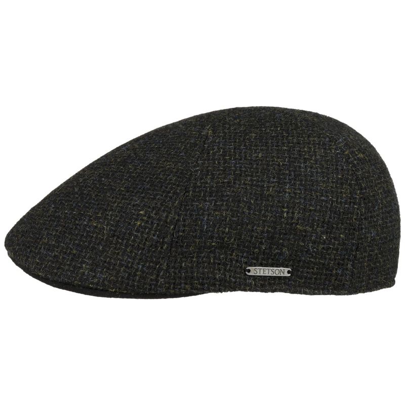 Stetson Texas Classic Wool Flat Cap Dark Forest