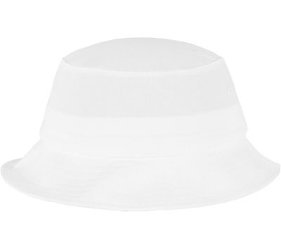 Flexfit Cotton Twill Bucket Hat White - Flexfit