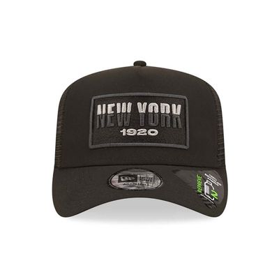 New Era New York State Black A-Frame Trucker Repreve - New Era