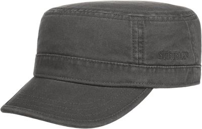 Stetson Army Cap Cotton Dark Grey