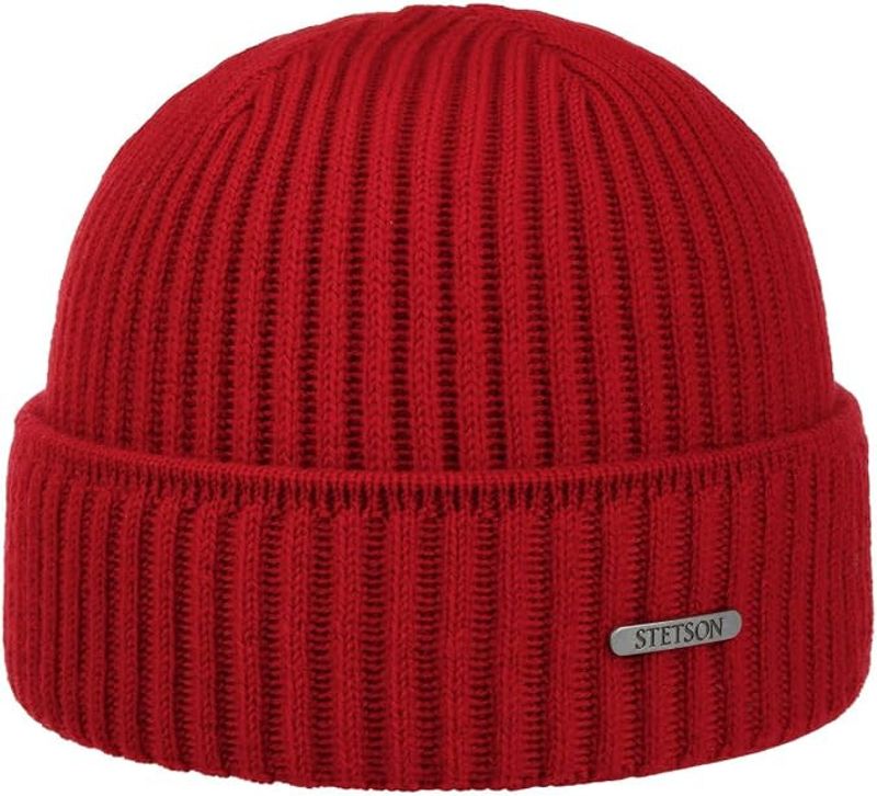 Stetson Parkman Knit Beanie Red