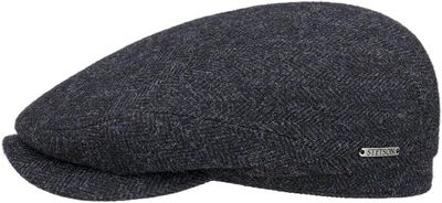 Stetson Driver Cap Wool Herringbone Navy