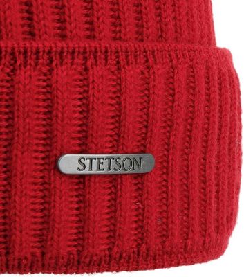 Stetson Parkman Knit Beanie Red