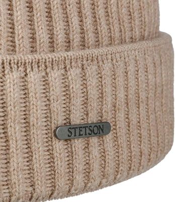 Stetson Parkman Knit Beanie Beige