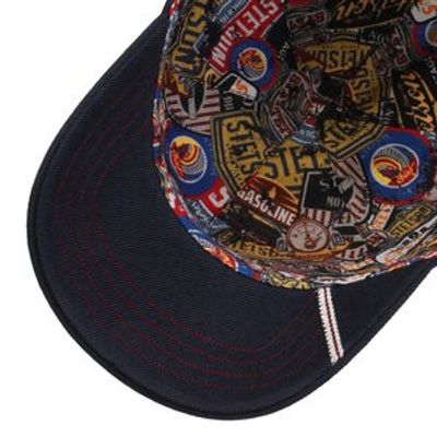 Stetson Trucker Cap Selvage Denim Garage Theme Navy