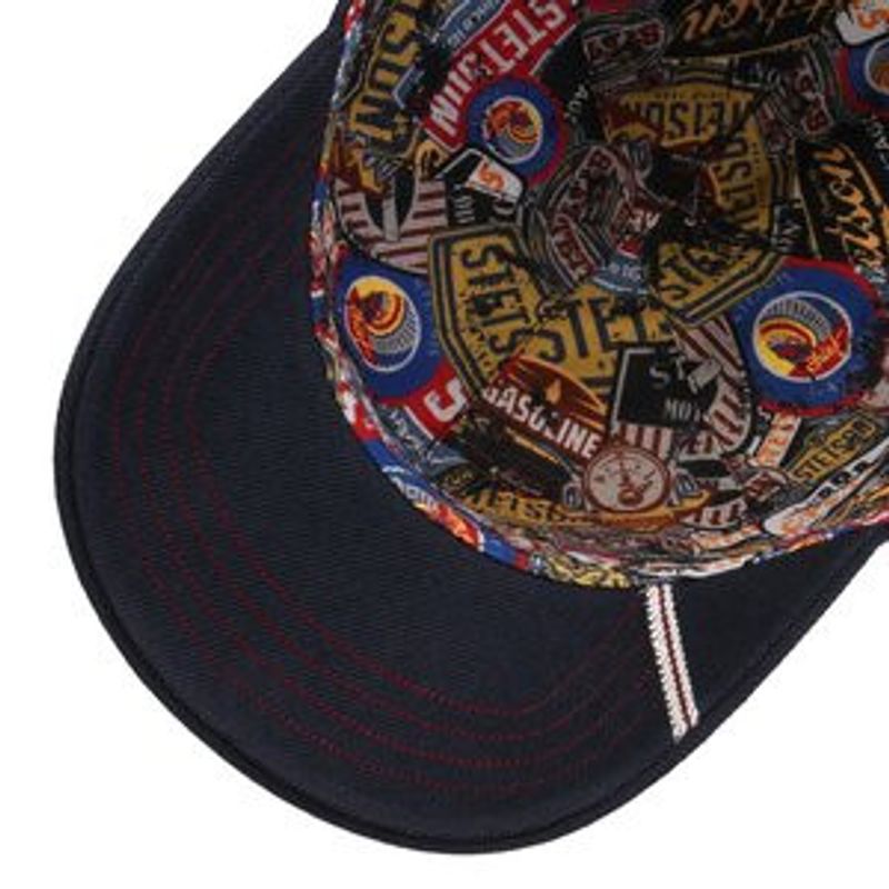 Stetson Trucker Cap Selvage Denim Garage Theme Navy