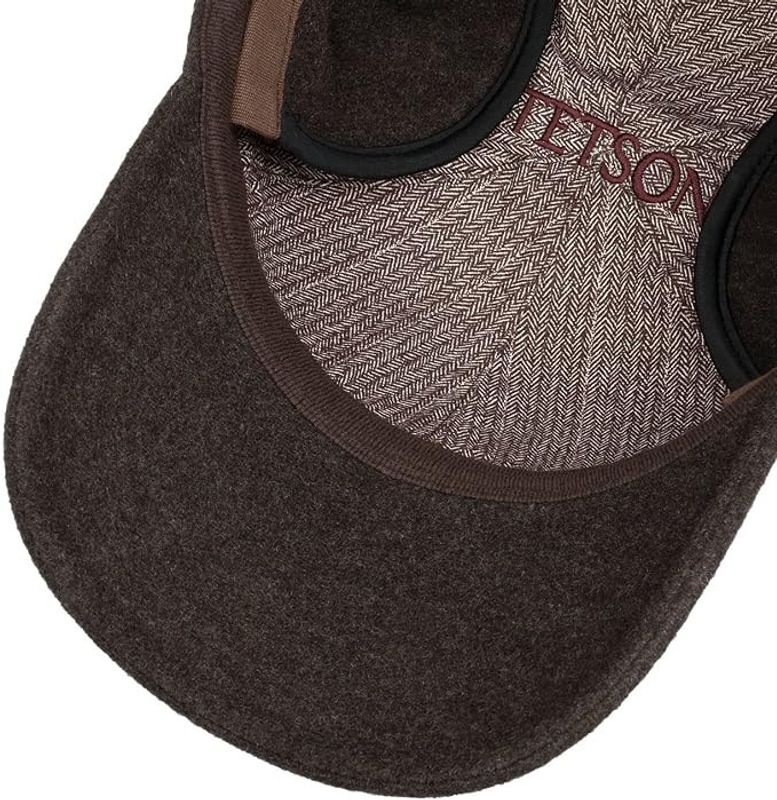 Stetson Wool Cashmere Ear Flaps Brown