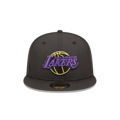 9fifty Los Angeles Lakers Neon Pack Snapback Cap Black - New Era