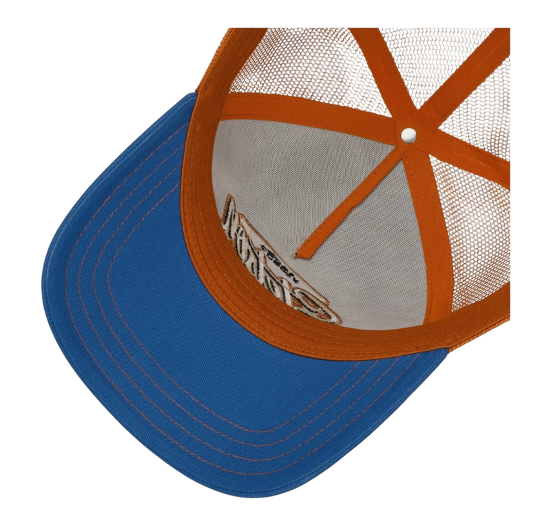 Stetson Classic Patch Trucker Blue Orange