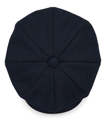 Heritage Baker Boy Cap Navy - Beechfield