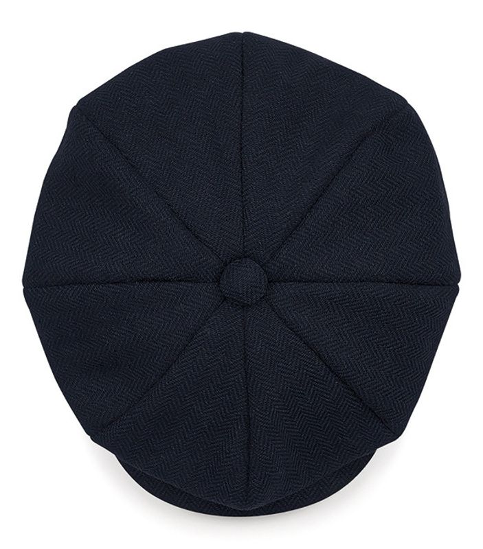 Heritage Baker Boy Cap Navy - Beechfield