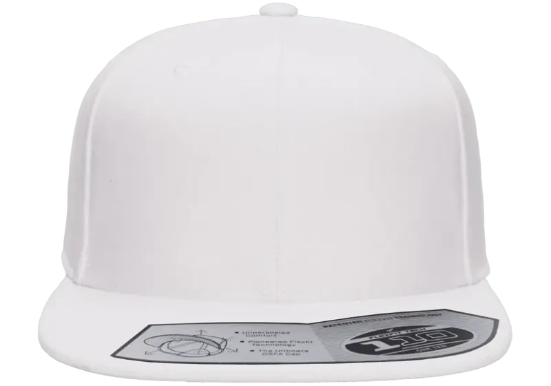 110 Fitted Snapback White - Flexfit